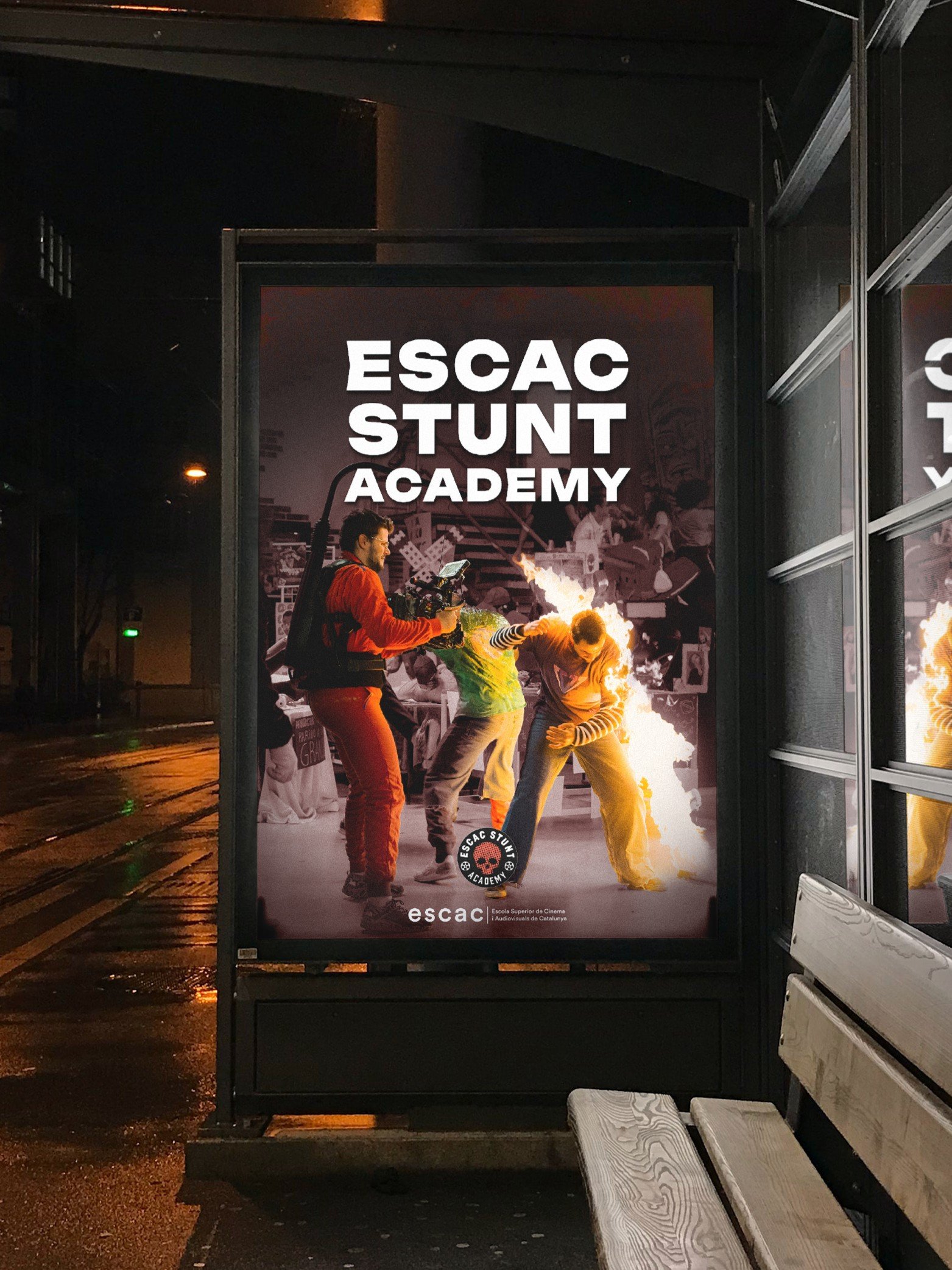 Cartelería ESCAC Stunt Academy
